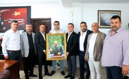 Kozan Ticaret Odası Başkanı Mustafa Kandemir’den Başkan Karaköse’ye ziyaret