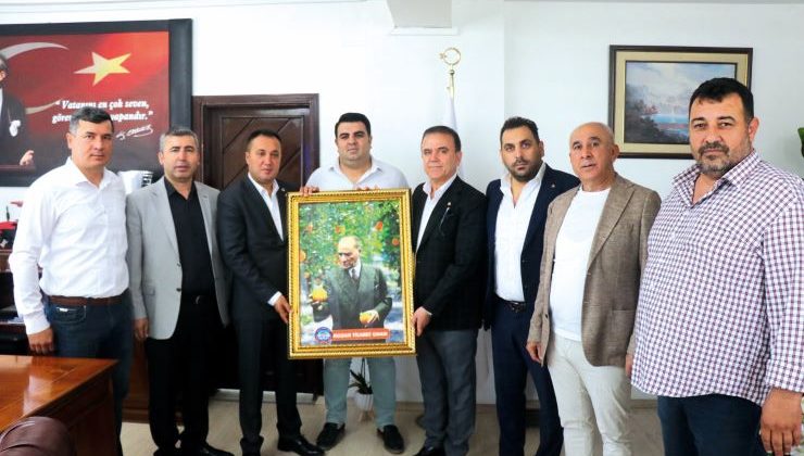 Kozan Ticaret Odası Başkanı Mustafa Kandemir’den Başkan Karaköse’ye ziyaret