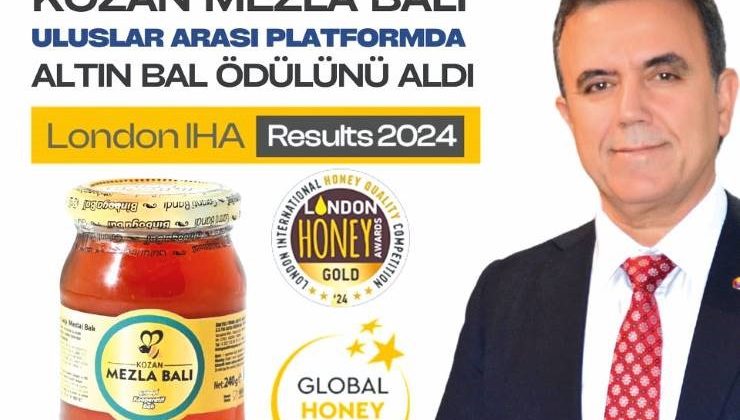 Kozan Mezla Balı “2024 Global Honey Stars GOLD” ödülünü aldı