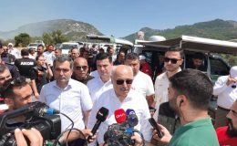 Adana Valisi Sayın Yavuz Selim Köşger, Kozan’da Çıkan Orman Yangını Bölgesini Ziyaret Etti