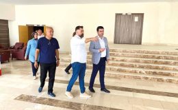 Ak Parti Kozan İlçe Başkanı Polat Kaya, Özden Kültür Merkezi İhalesini alan firma yetkililerini ziyaret etti