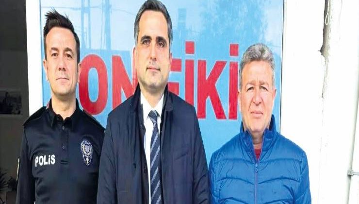 Kozan Kaymakamı Bahattin Alp Arslanköylü  ile  Kozan İlçe Emniyet Müdürü  Fatih Alptekin ziyaretimize geldiler