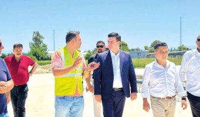 AK Parti Kozan İlçe Başkanı Polat Kaya’dan Çalışmalara Yerinde İnceleme