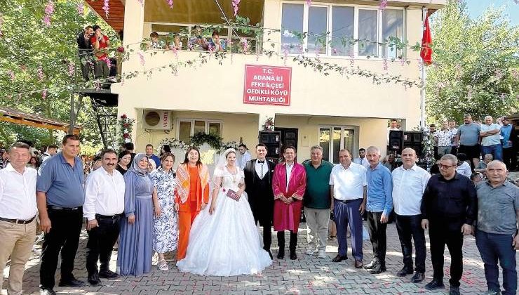 AK Parti Feke Eski İlçe Başkanı İbrahim  Gün’ün Oğlu Mikail Gün Dünyaevine Girdi