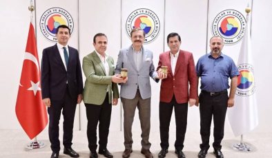 Kozanlı Oda Başkanlarından TOBB Başkanı Hisarcıklıoğlu’na Ziyaret