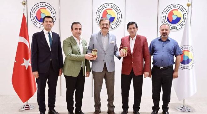 Kozanlı Oda Başkanlarından TOBB Başkanı Hisarcıklıoğlu’na Ziyaret
