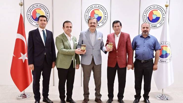 Kozanlı Oda Başkanlarından TOBB Başkanı Hisarcıklıoğlu’na Ziyaret