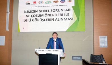 Başkan Çevikalp, Adana İl Oda ve Borsaları Müşterek İstişare Toplantısına katıldı