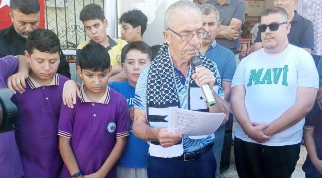 Kozan’dan Gazze’ye Destek: AGD Kozan  Temsilcisi Ahmet Sönmez’den Basın Açıklaması