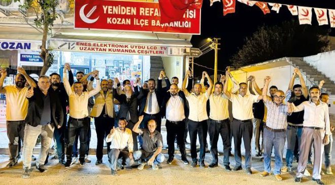 Yeniden Refah Partisi Kozan’da Birlik ve Kararlılık Mesajı Verdi