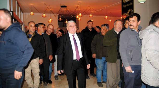 Kozan Marangozlar Odasında Üzeyir Öztürk Güven Tazeledi