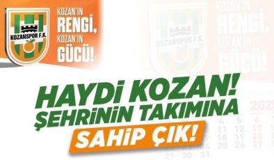 Kozanspor Yönetimi “Zor Günlerde Kozanspor’un Yanında Ol!”
