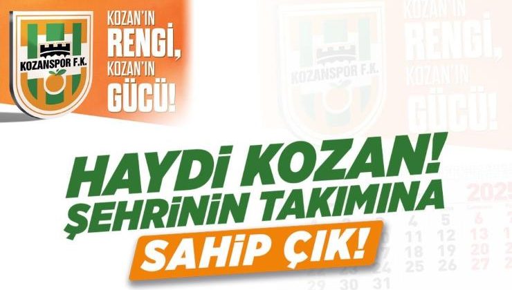 Kozanspor Yönetimi “Zor Günlerde Kozanspor’un Yanında Ol!”