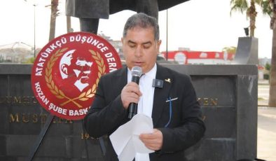 ADD Kozan Şubesi’nden 23 Nisan Mesajı: “Yeniden Atatürk Cumhuriyeti’ne Mutlaka Ulaşacağız”