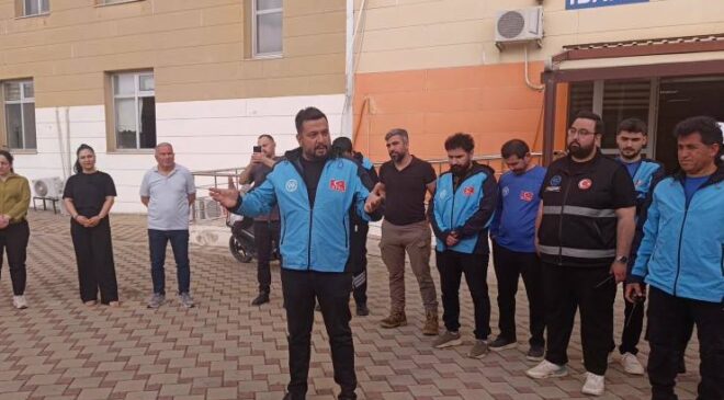 Kozanlı Gönüllülerden KYK Yurdunda Deprem Tatbikatı