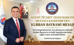 KOZAN TİCARET ODASI BAŞKANI MUSTAFA KANDEMİR’DEN KURBAN BAYRAMI MESAJI