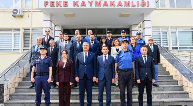 Vali Mustafa Yavuz Feke’de Bir Dizi Program Gerçekleştirdi