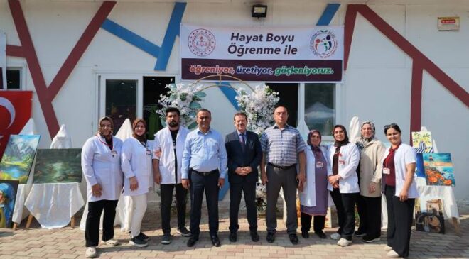 Hayat Boyu Öğrenme Haftası Yıl Sonu Sergisi Açıldı