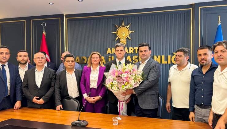 AK Parti Kozan Teşkilatı’ndan İl Başkanı Özkan’a “Hayırlı Olsun” Ziyareti