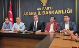 Kandemir ve Çevikalp’ten Ak Parti Adana İl Başkanı Özkan’a hayırlı olsun ziyareti