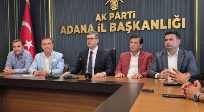 Kandemir ve Çevikalp’ten Ak Parti Adana İl Başkanı Özkan’a hayırlı olsun ziyareti