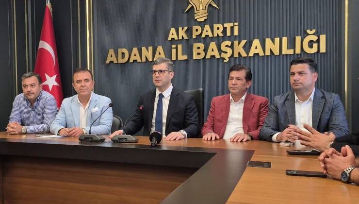 Kandemir ve Çevikalp’ten Ak Parti Adana İl Başkanı Özkan’a hayırlı olsun ziyareti