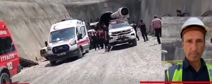 İmamoğlu’nda Tünel İnşaatında Göçük: 1 Ölü, 4 Yaralı