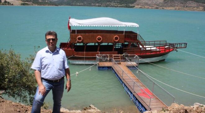 Kozan Baraj Gölünde Tekne Turları Başladı