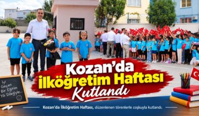 Kozan’da İlköğretim Haftası Kutlandı
