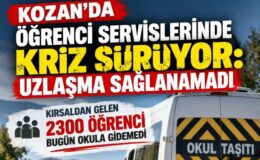 Kozan’da Kırsal Öğrenci Servislerinde Kriz Sürüyor: Uzlaşma Sağlanamadı.