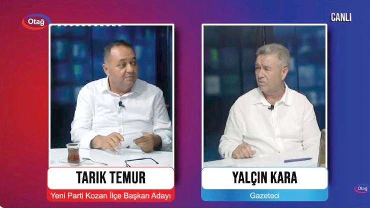 Kozan Belediye Meclis Üyesi ve Yeni Parti İlçe Başkan Adayı Tarık TEMUR net tavır koydu: “Kuzey Adana Sahipsiz, Kozan Hak Ettiği Yerde Değil!”