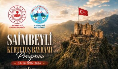 SAİMBEYLİ’DE KURTULUŞ COŞKUSU: 14-18 EKİM TARİHLERİ ARASINDA DOLU DOLU ETKİNLİK PROGRAMI