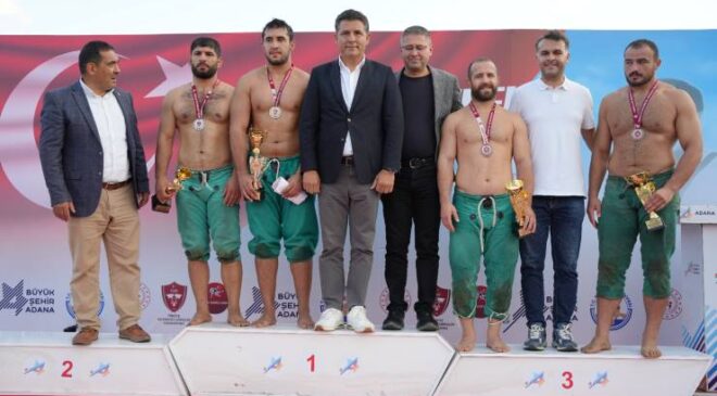 ATA SPORU GÜREŞİN KALBİ KOZAN’DA ATTI