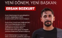 KOZAN BELEDİYESPOR’DA YENİ DÖNEM: ERSAN BOZKURT BAŞKAN SEÇİLDİ